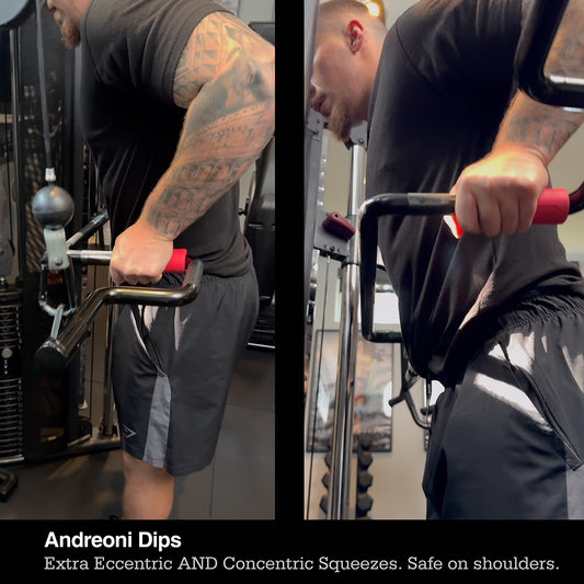 THE ANDREONI BAR - A revolutionary cable machine attachment.