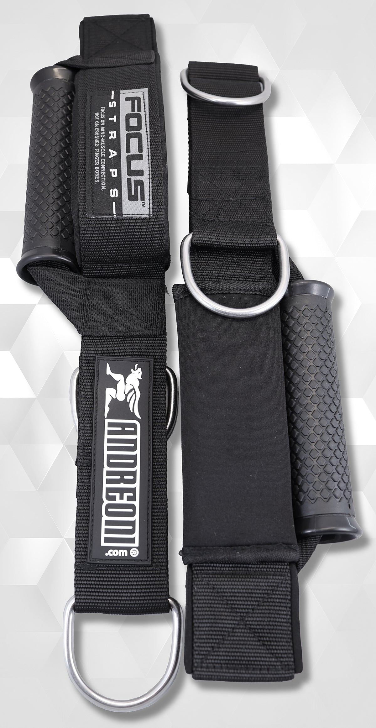 ANDREONI FOCUS STRAPS (TM) - The cable attachment that won't crush your finger bones.