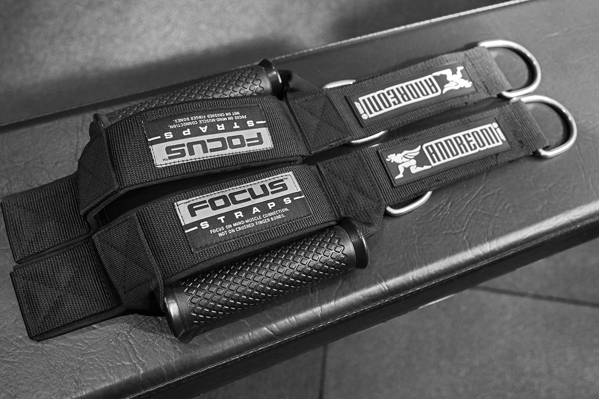 ANDREONI FOCUS STRAPS (TM) - The cable attachment that won't crush your finger bones.