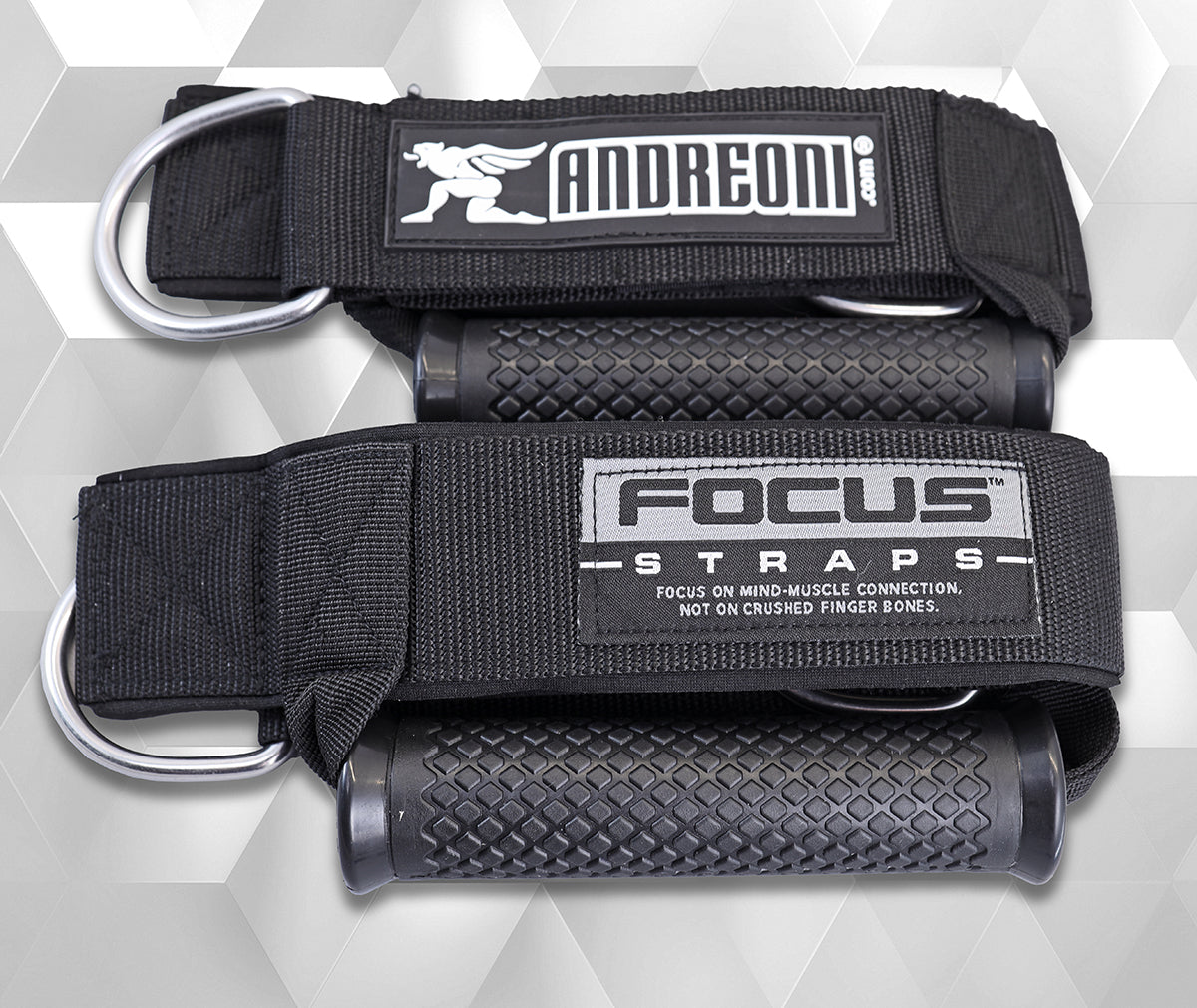 ANDREONI FOCUS STRAPS (TM) - The cable attachment that won't crush your finger bones.