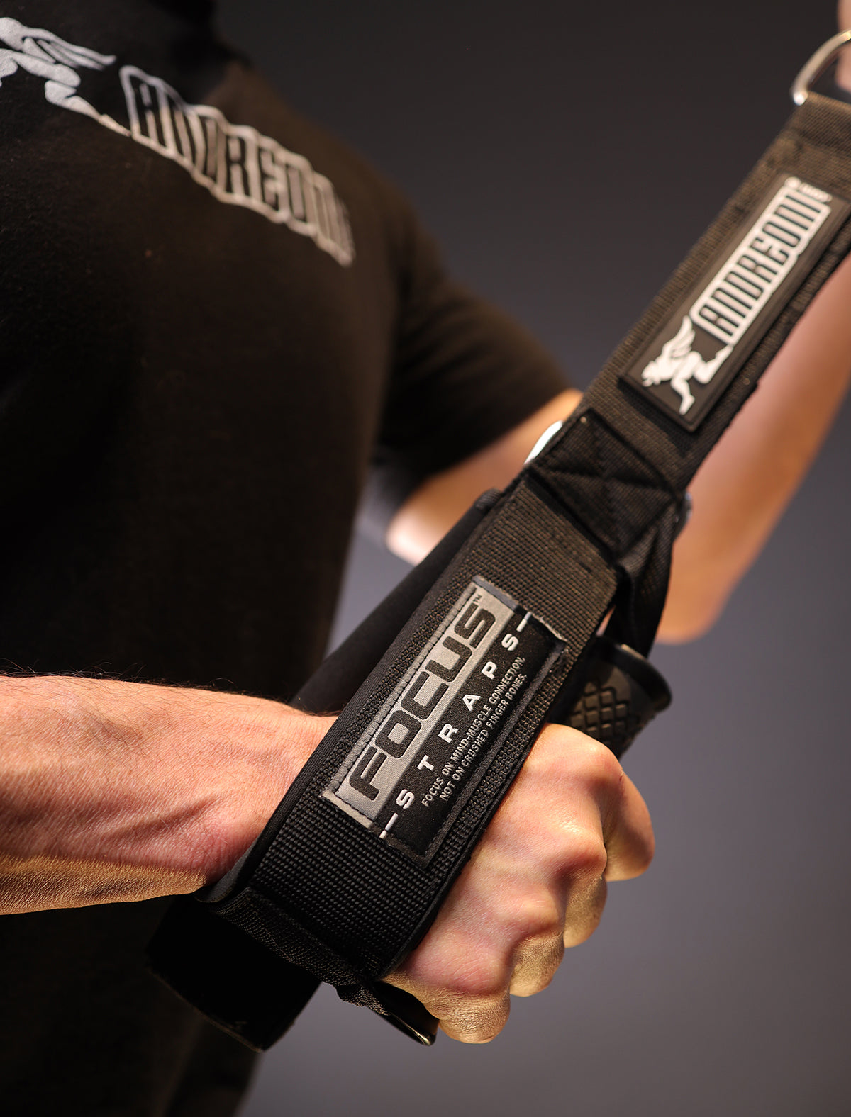 ANDREONI FOCUS STRAPS (TM) - The cable attachment that won't crush your finger bones.