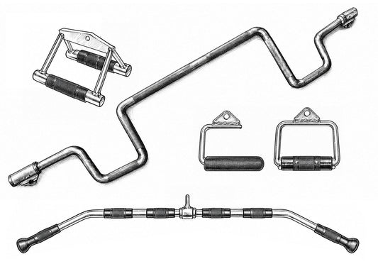 Lat-pulldown-cable-attachments