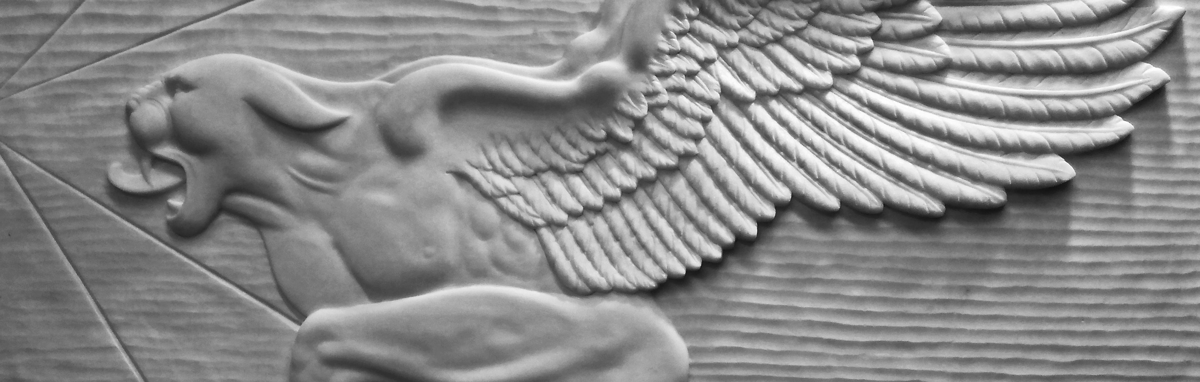 Andreoni Logo sculpted in marble