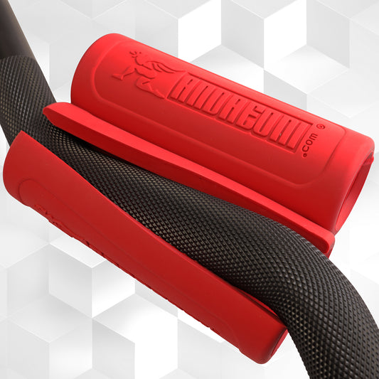 Perfect Size Rubber Grips for Barbells, Dumbbells and Cable Attachments.