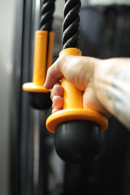 ANDREONI ULTRA SOFT SILICONE GRIPS FOR ROPE ATTACHMENTS -  Added comfort and performance during rope-based exercises.