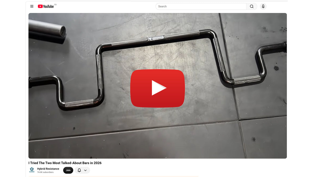 Load video: Hybrid Resistance Review of the Andreoni Bar Cable Machine Attachment