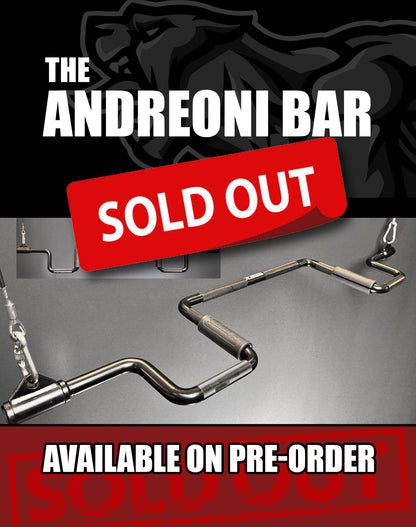 - THE ANDREONI BAR ™ - A revolutionary and versatile cable machine attachment that replaces multiple bulky expensive gym machines. - Andreoni.Fitness