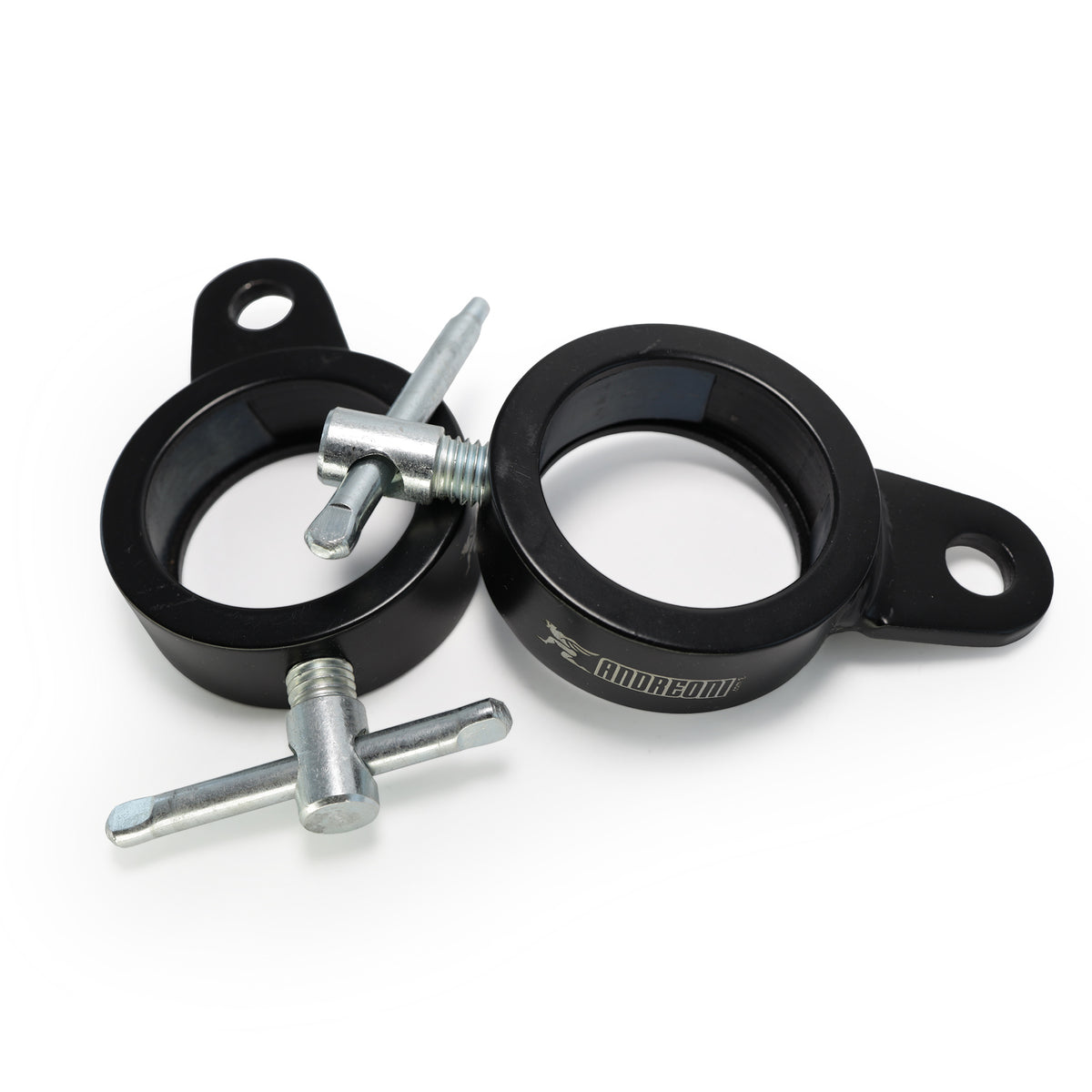 Andreoni cable barbell collars, pair, with welded cable attachment points