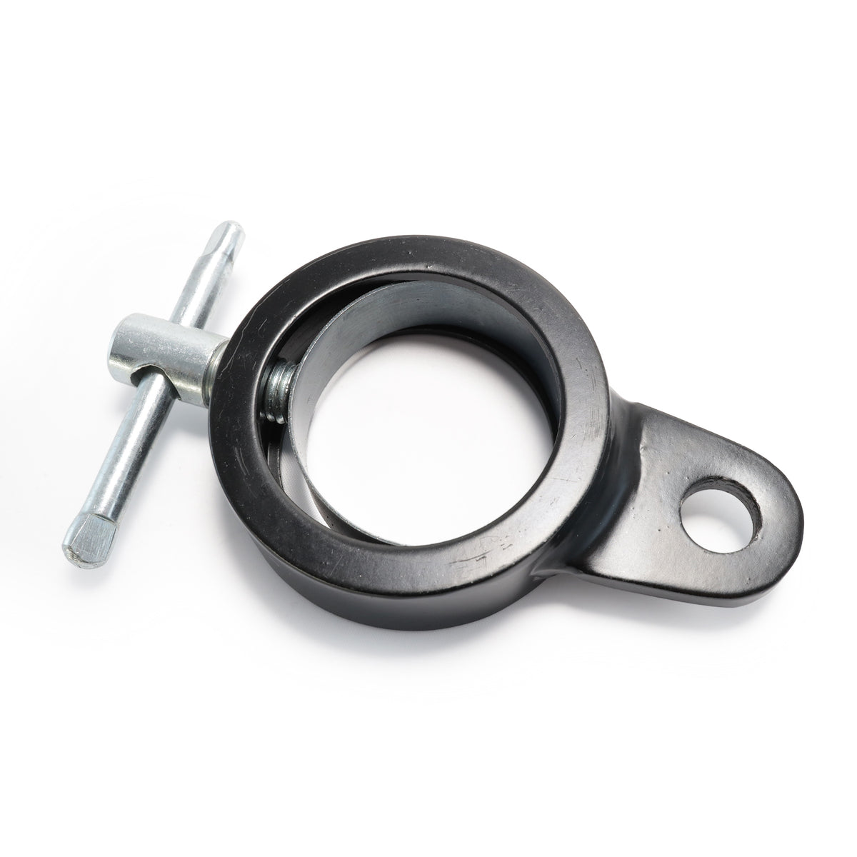 Inside view of an Andreoni barbell collar showing the protective liner