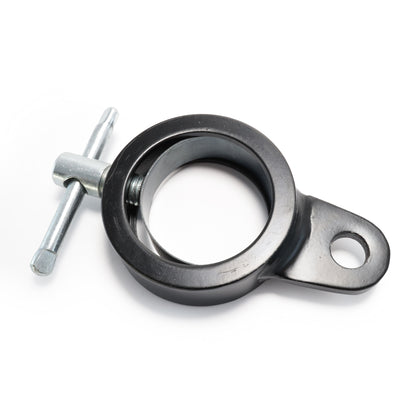 Inside view of an Andreoni barbell collar showing the protective liner