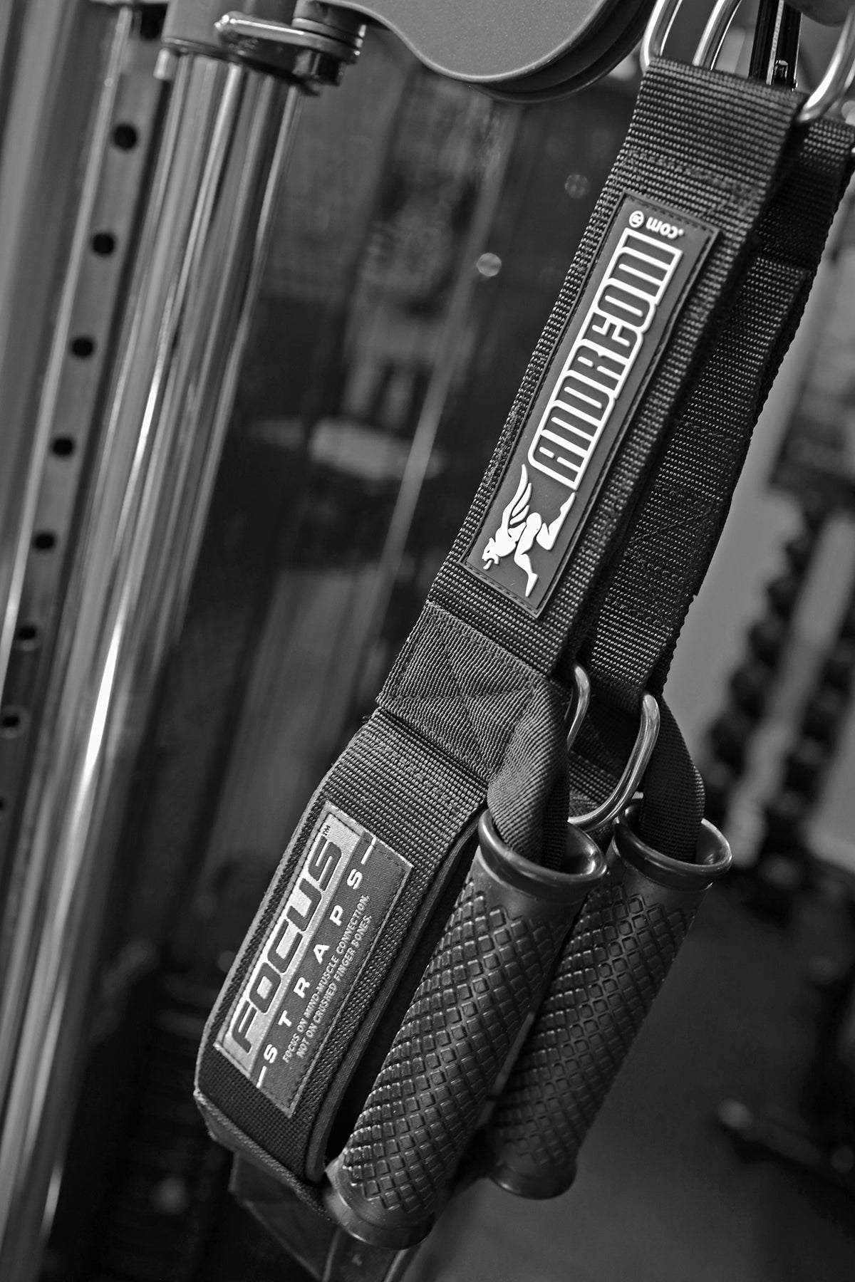 ANDREONI FOCUS STRAPS (TM)  - The cable attachment that won't crush your finger bones. - Andreoni.Fitness
