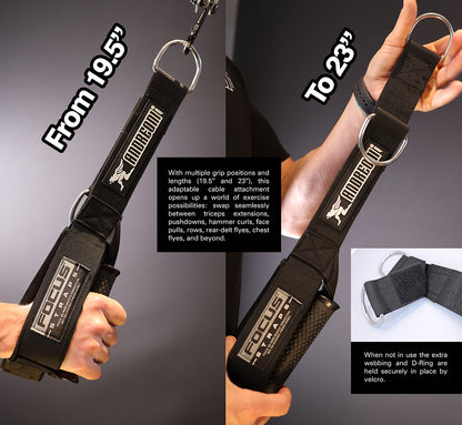 ANDREONI FOCUS STRAPS (TM)  - The cable attachment that won't crush your finger bones. - Andreoni.Fitness