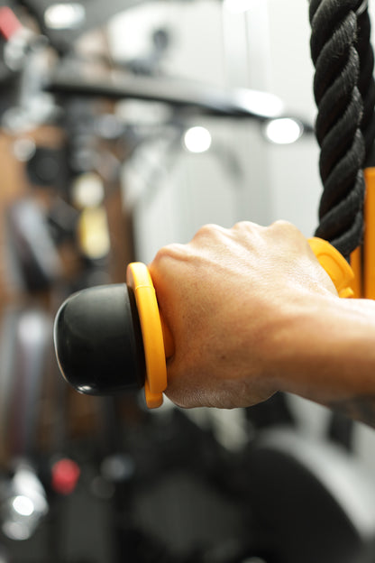 ANDREONI ULTRA SOFT SILICONE GRIPS FOR ROPE ATTACHMENTS -  Added comfort and performance during rope-based exercises. - Andreoni.Fitness