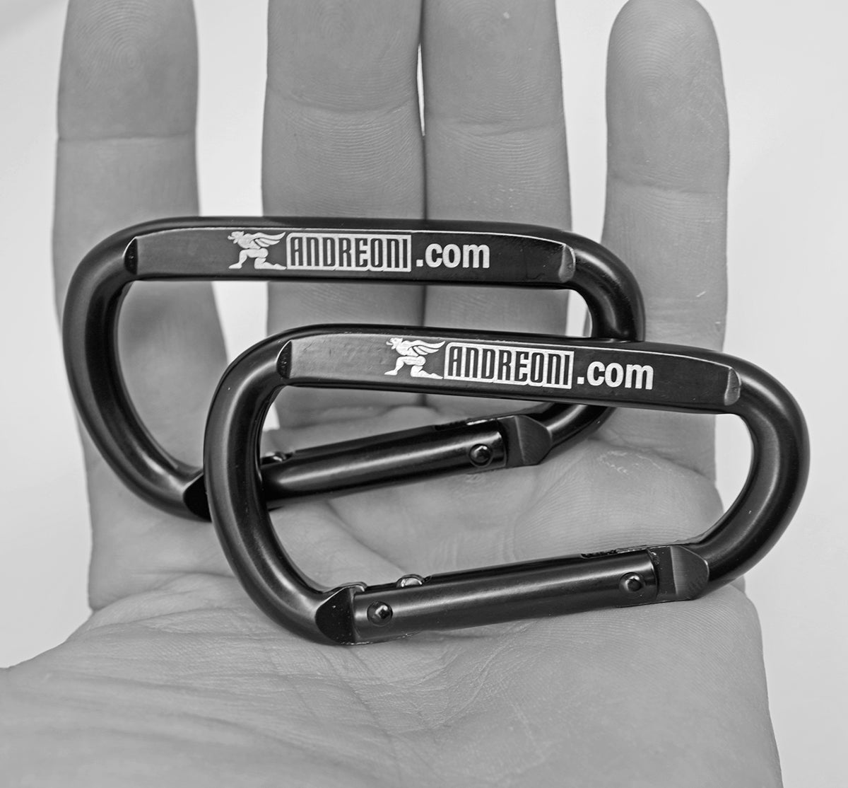 Heavy-Duty 3.2" Iron Carabiners – Built for Strength and Versatility in Every Workout. - Andreoni.Fitness