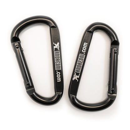 Heavy-Duty 3.2" Iron Carabiners – Built for Strength and Versatility in Every Workout. - Andreoni.Fitness