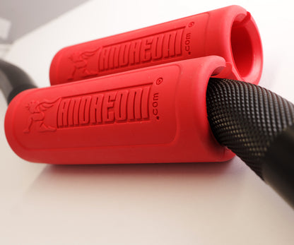 Perfect Size Rubber Grips for Barbells, Dumbbells and Cable Attachments. - Andreoni.Fitness