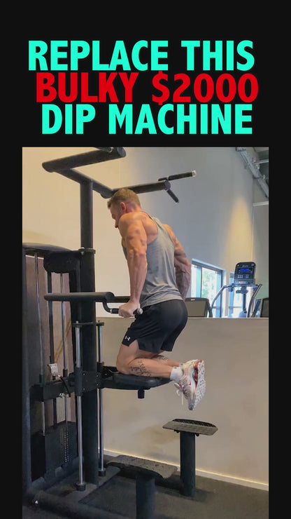 - THE ANDREONI BAR ™ - A revolutionary and versatile cable machine attachment that replaces multiple bulky expensive gym machines.
