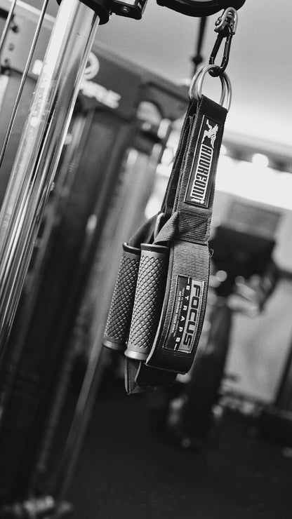 ANDREONI FOCUS STRAPS ™ - Triceps, Face Pulls and Cable Workout Straps.