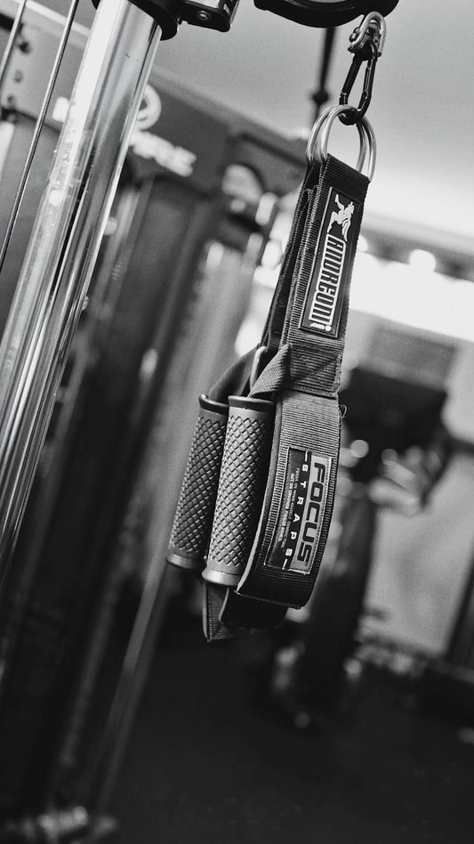 ANDREONI FOCUS STRAPS ™ - Because your finger bones should not be the reason you don't reach muscle failure.